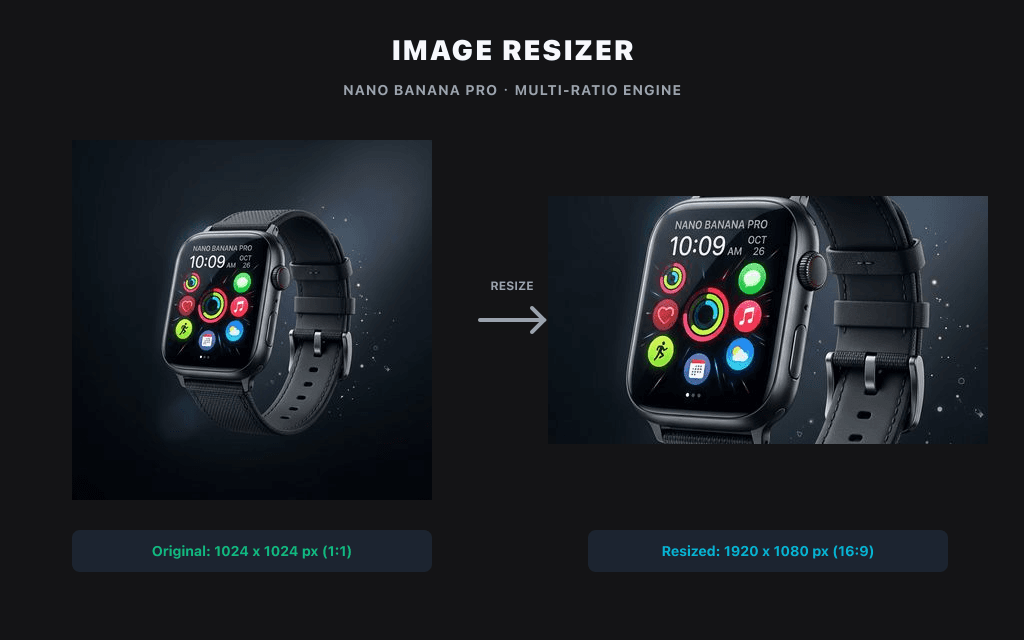 Resize for social posts