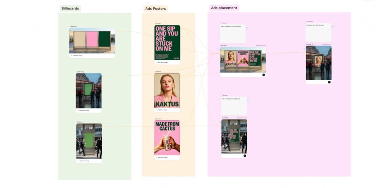 Product listing examples arranged on clean white backgrounds
